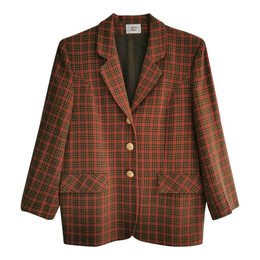 Checked blazer
