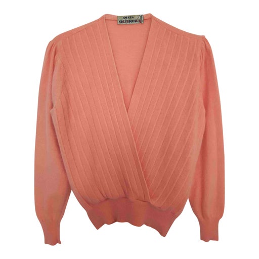 Angora and wool wrapover