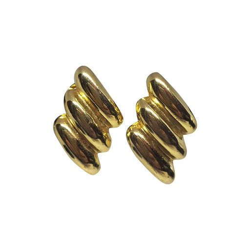 Boucles d'oreilles clips doré