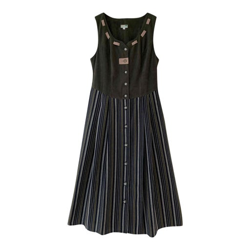 Buttoned cotton dress
