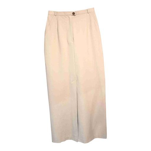 Long straight skirt