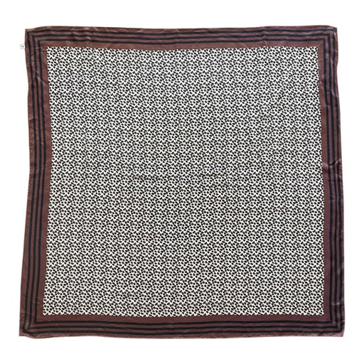 Leopard silk scarf