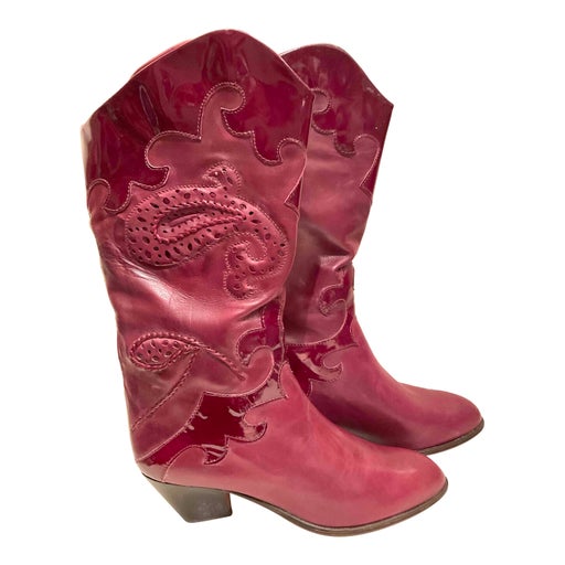 Santiags en cuir 