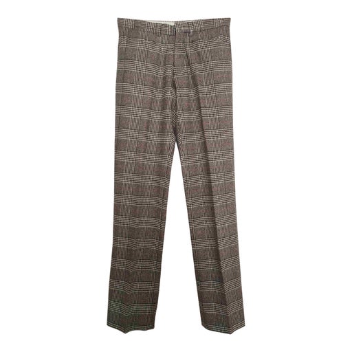 Tartan wool pants