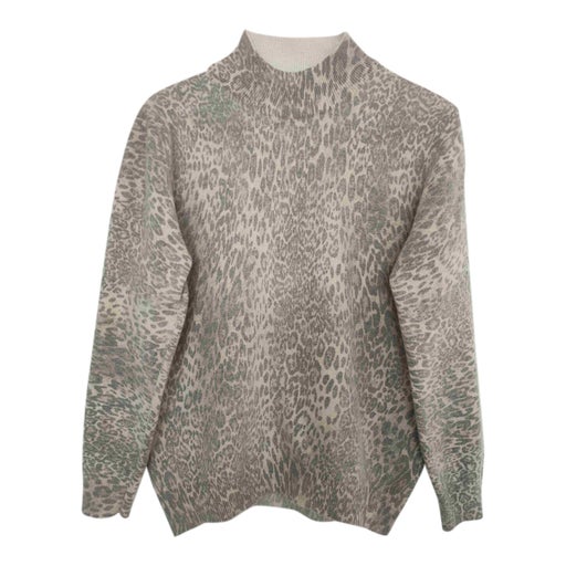 Leopard wool sweater