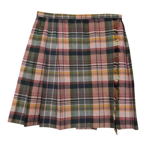 Jupe courte en tartan