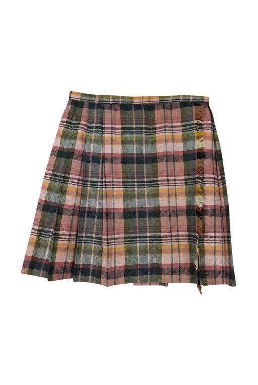 Short tartan skirt