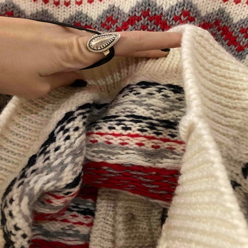 Wool cardigan