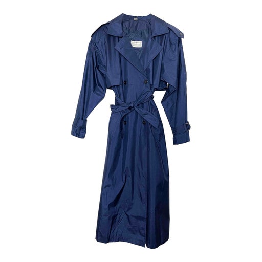 Midnight blue trench coat