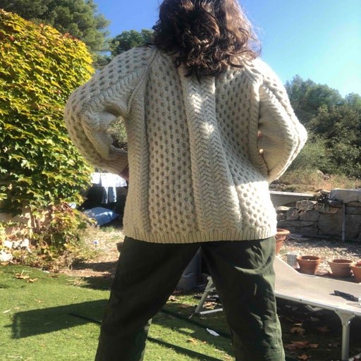 Irish cardigan
