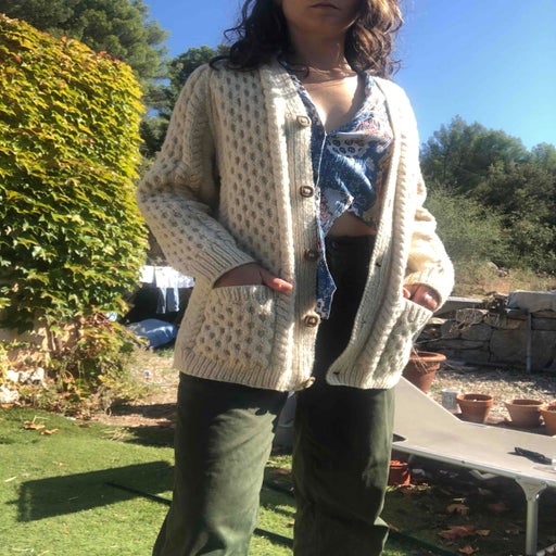 Irish cardigan