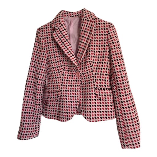 Checked blazer
