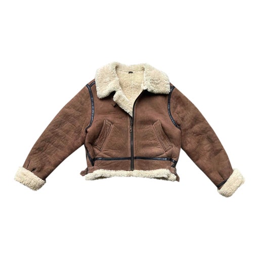 Shearling bomber
