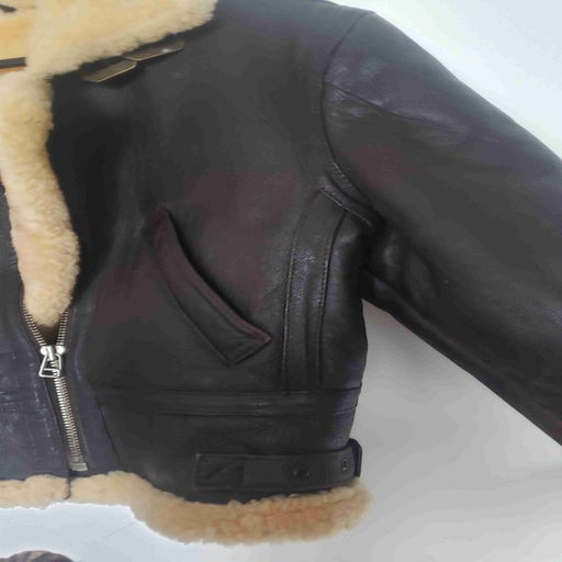 Shearling bomber