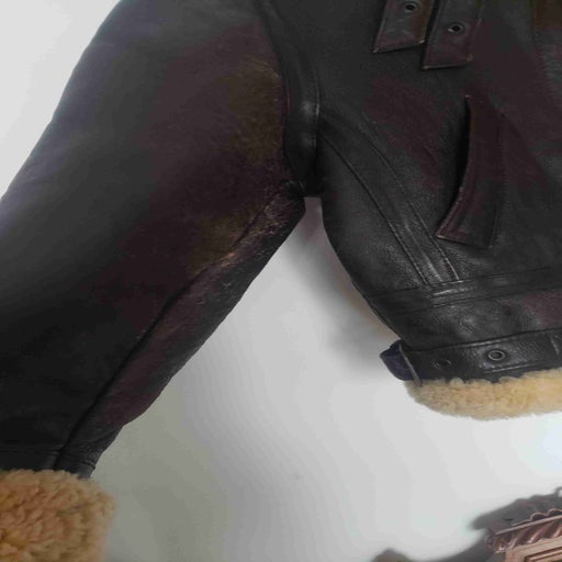 Shearling bomber