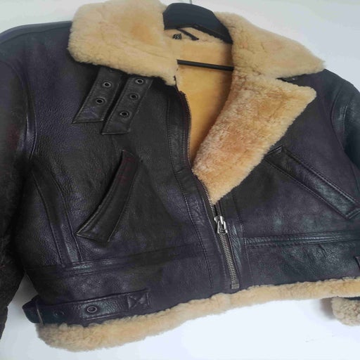 Shearling bomber
