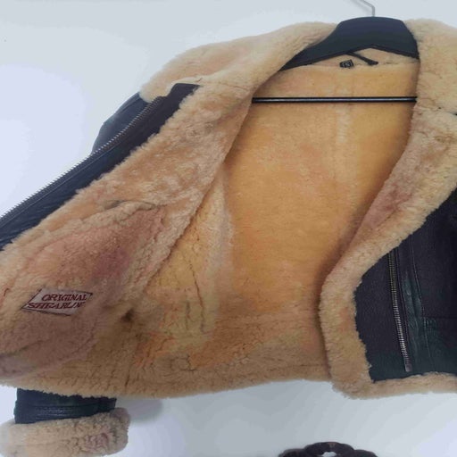 Shearling bomber