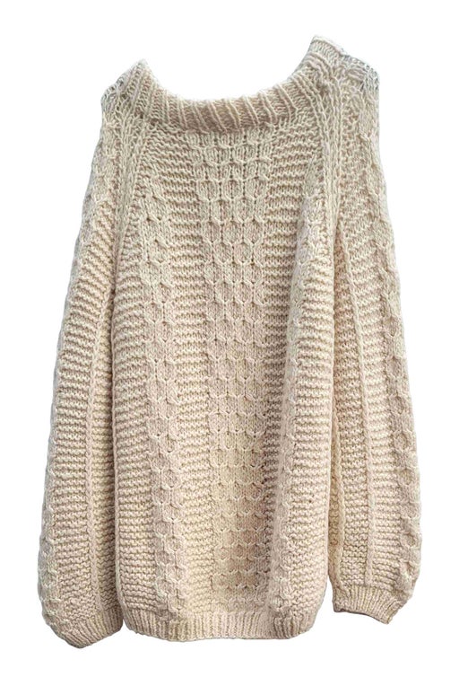Cable sweater