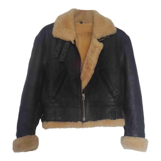 Shearling bomber