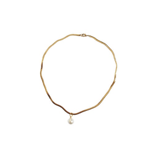 Metal chain necklace