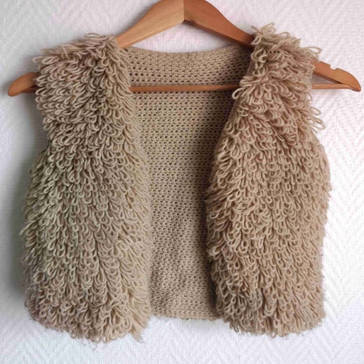 Wool sleeveless vest
