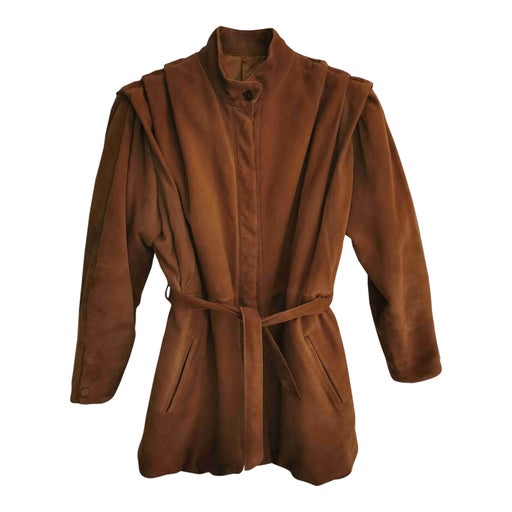 Suede safari jacket