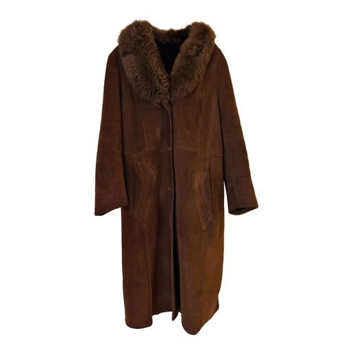 Long leather coat