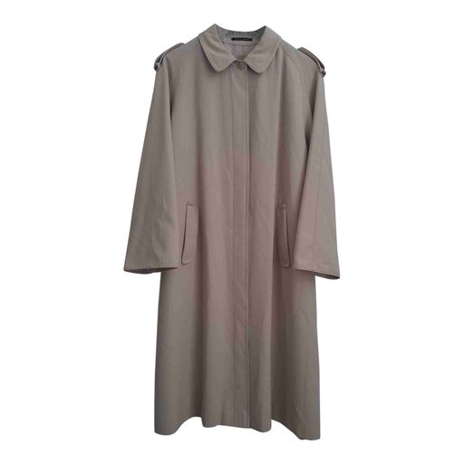 Flared trench coat