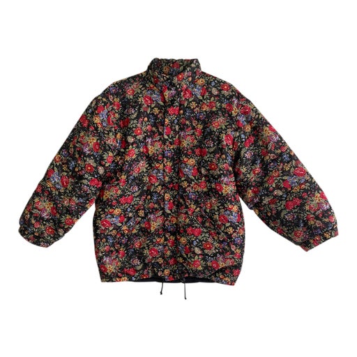 Floral down jacket