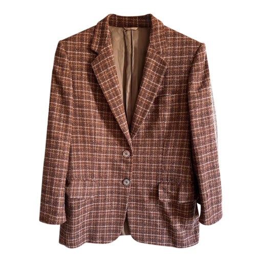 Checked blazer