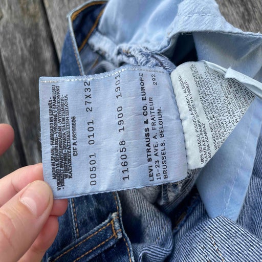 Levi's 501 W27L32 jeans