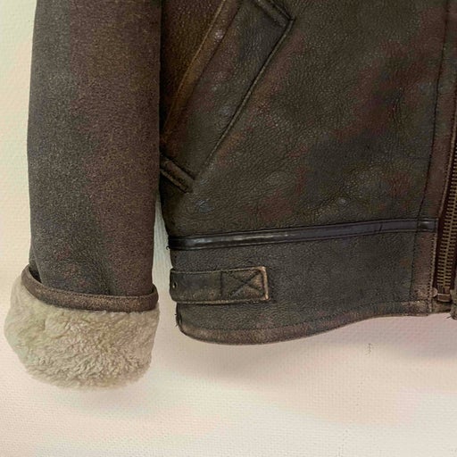 Leather bomber