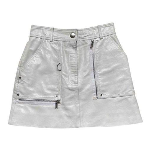 Céline leather skirt