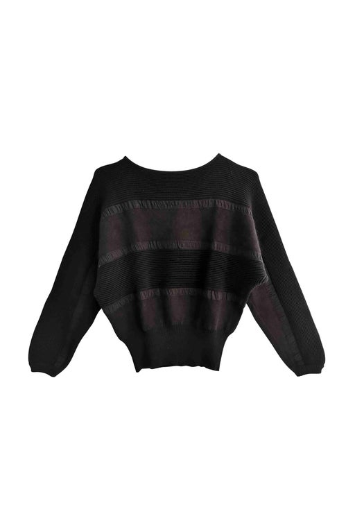 Angora and wool sweater