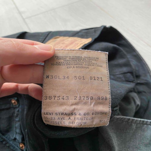 Levi's 501 W30L34 jeans