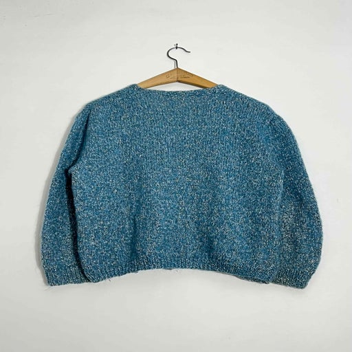 Wool and lurex cardigan