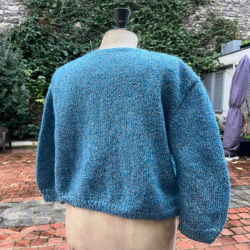 Wool and lurex cardigan