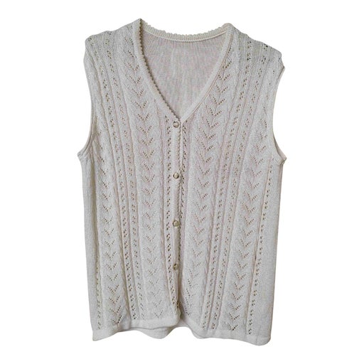 Openwork vest