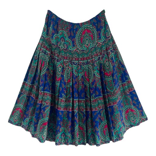 Long pleated skirt