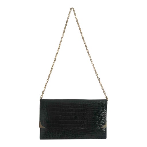 Black patent bag