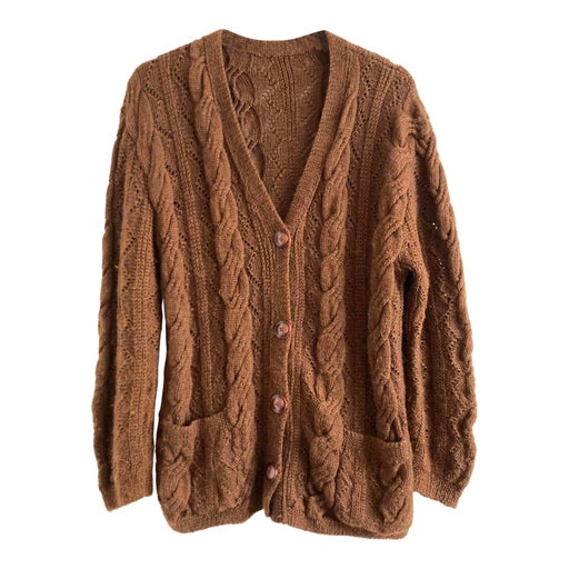Cable cardigan