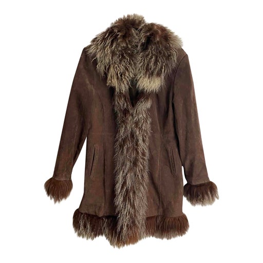 Leather coat