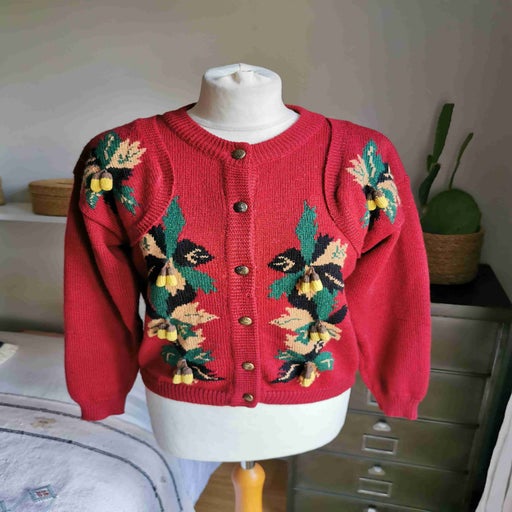 Embroidered cardigan