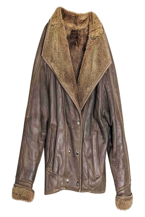 Shearling aviator jacket
