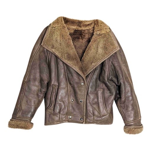 Shearling aviator jacket