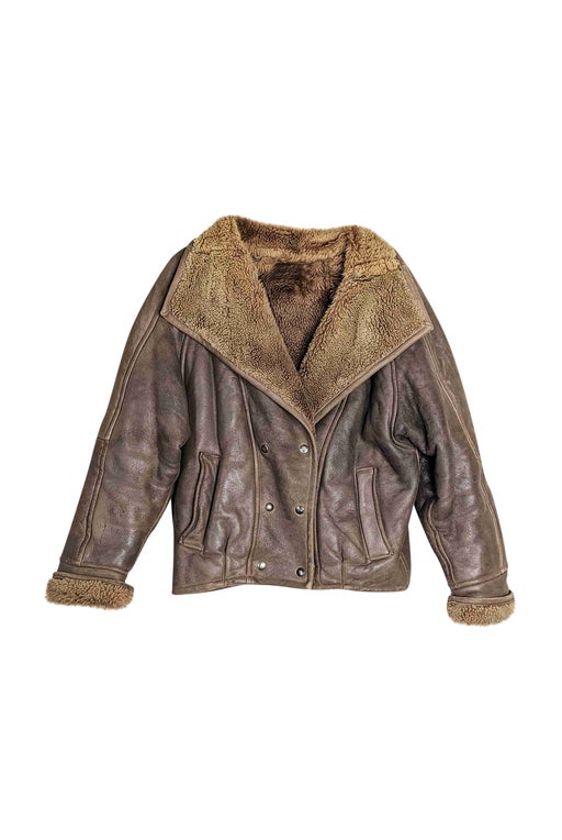 Shearling aviator jacket
