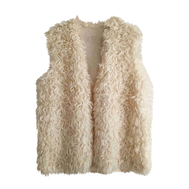 Gilet sans manche mouton sales