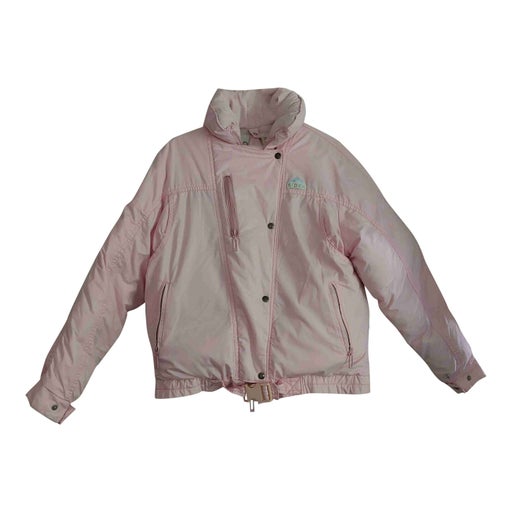 Pastel pink down jacket