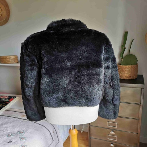 Faux fur coat