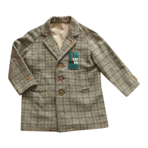 Checked coat